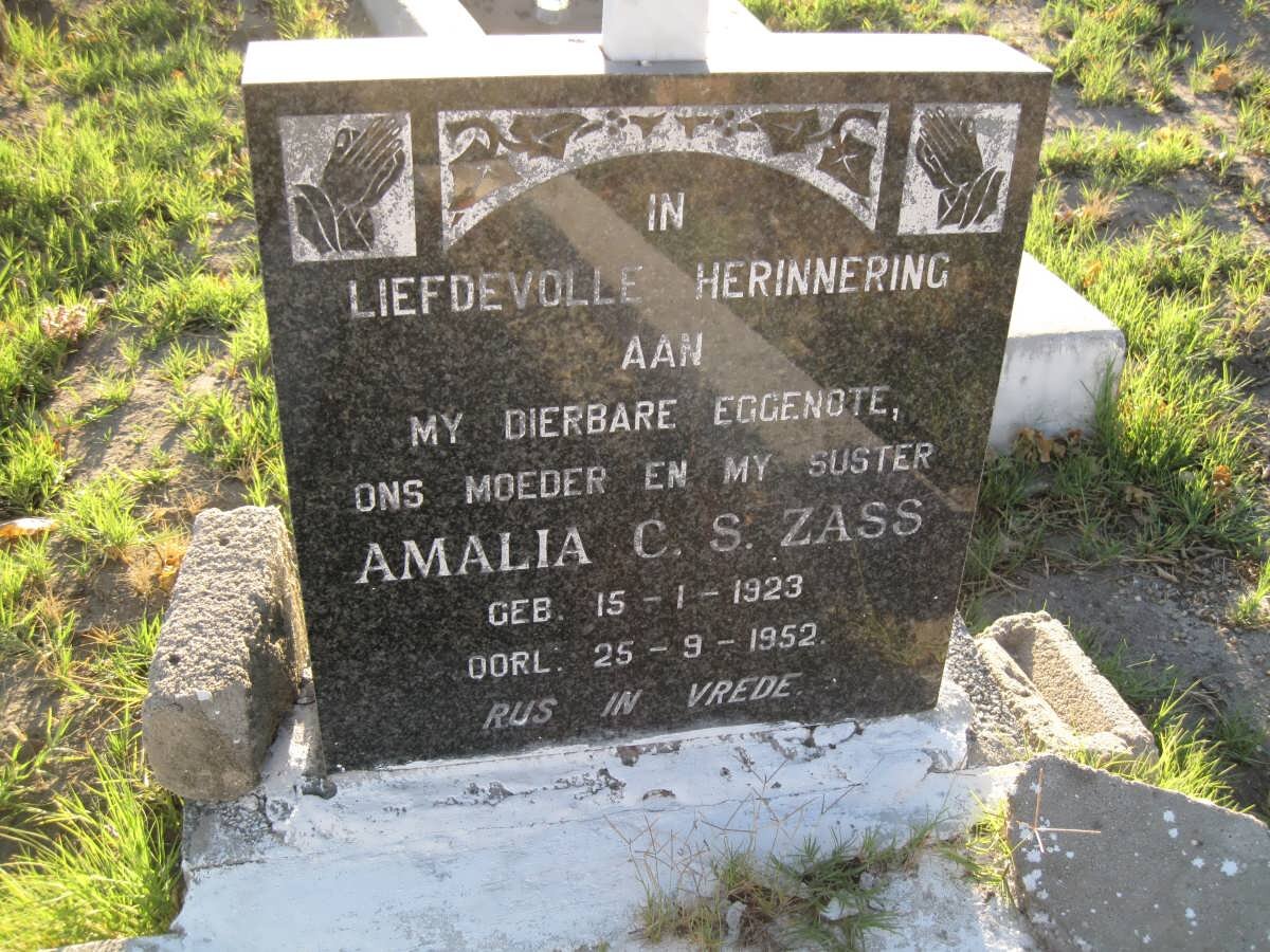 ZASS Amalia C.S. 1923-1952