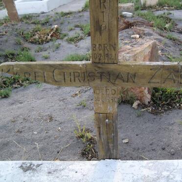 ZASS Karel Christiaan 1921-1990