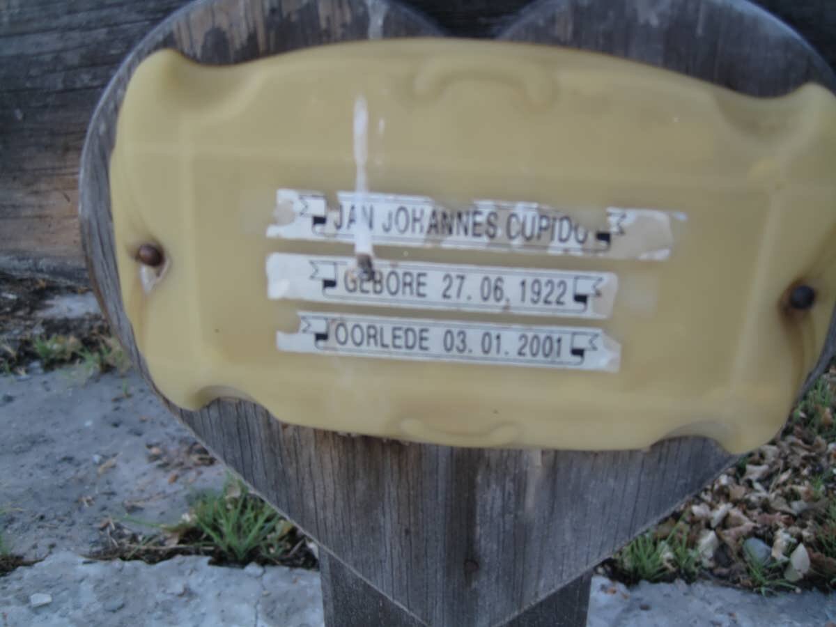 CUPIDO Jan Johannes 1922-2001
