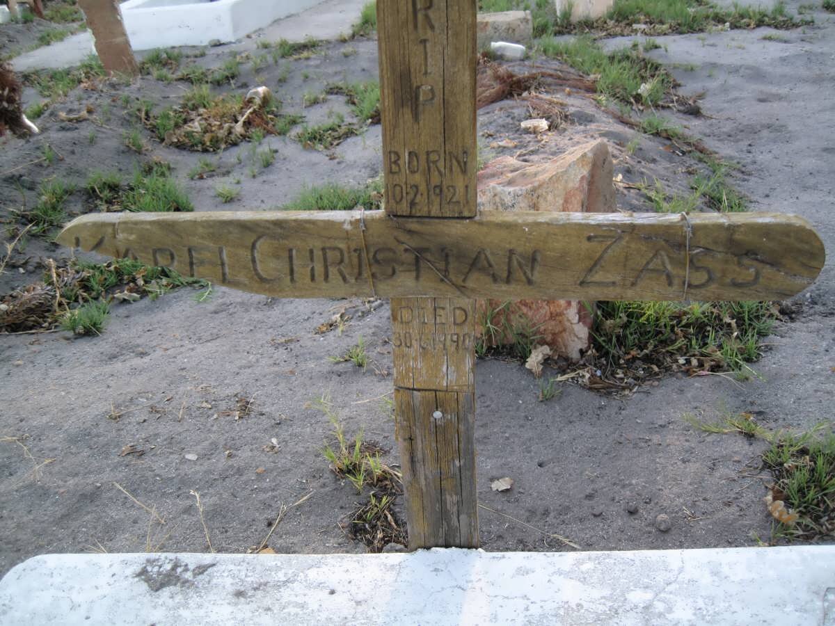 ZASS Karel Christiaan 1921-1990