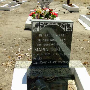 OCKHUIS Maria 1929-19??