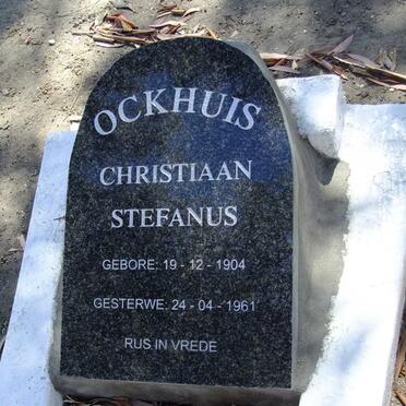 OCKHUIS Stefanus 1904-1961