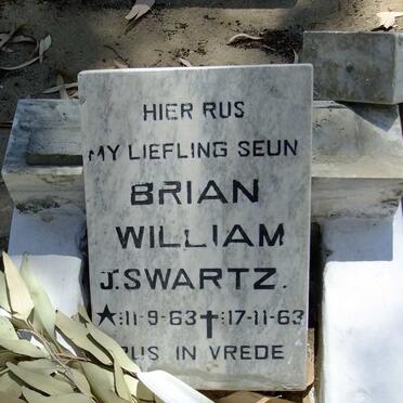 SWARTZ Brian William J. 1963-1963