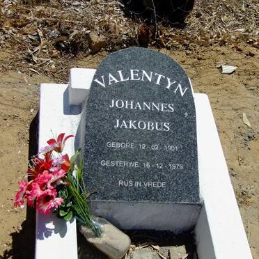 VALENTYN Johannes Jakobus 1901-1979