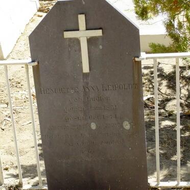 LEIPOLDT Henriette Anna nee BUDLER 1851-1874