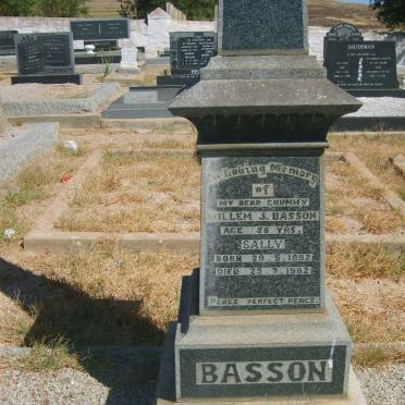 BASSON Willem J. &amp; Sally 1892-1982