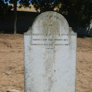 BUCHFINCK Anna Susanna Gertruida 1817-1887