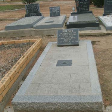 BURGER Christiaan Louis Richter 1927-1984