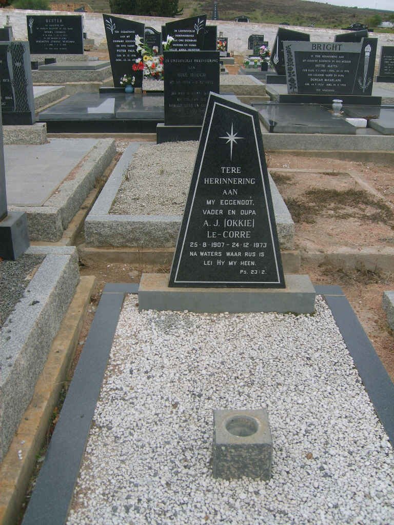 CORRE A.J., le 1907-1973