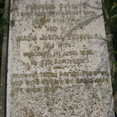 DUCKITT Frederic &amp; Maria Josina VERSFELD -1929