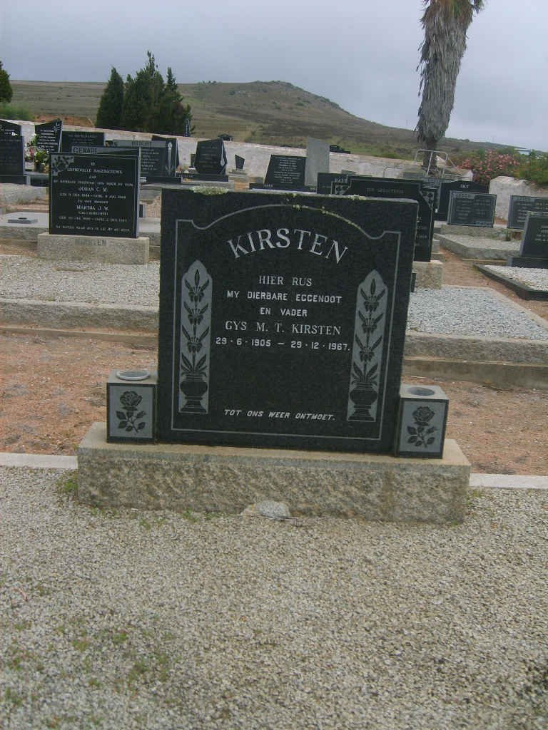 KIRSTEN Gys M.T. 1905-1967