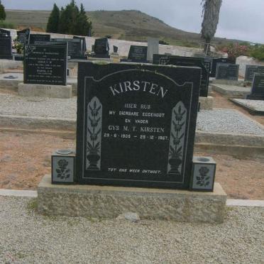 KIRSTEN Gys M.T. 1905-1967