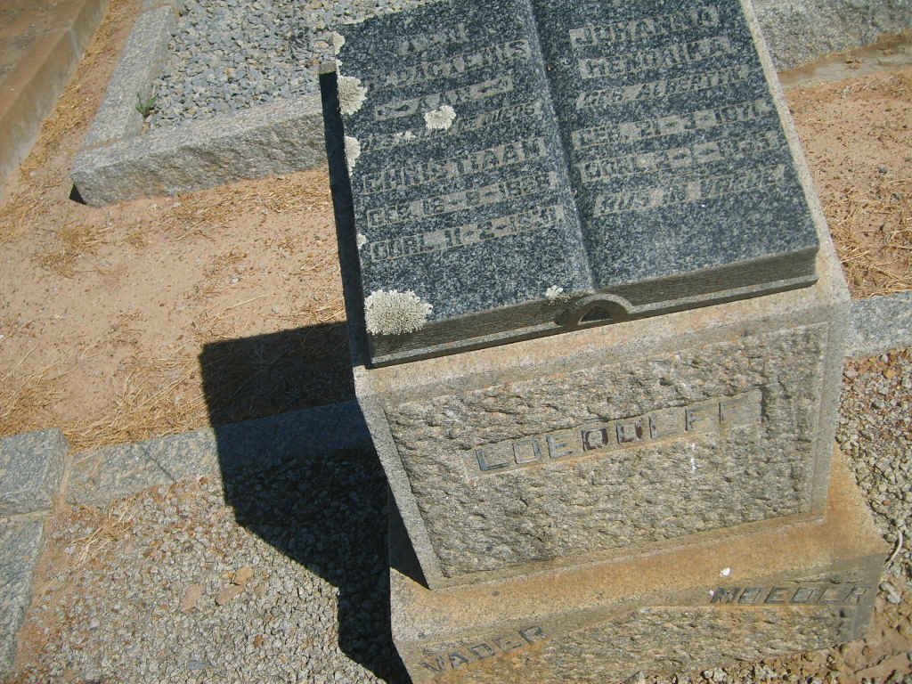 LOEDOLFF Christiaan 1868-19?? &amp; Johanna Hendrika ALBERTYN 1871-19??