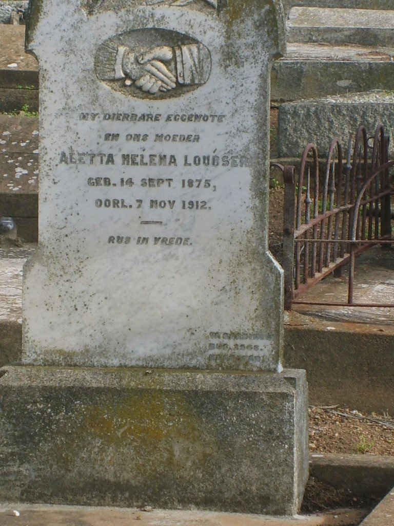 LOUBSER Aletta Helena 1875-1912