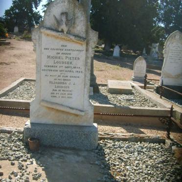 LOUBSER Michiel Pieter 1859-1922 &amp; Hildagonda J.J. DE NECKER 1863-1937