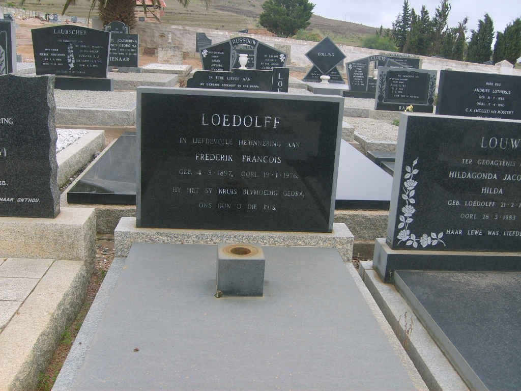 LOEDOLFF Frederik Francois 1897-1976