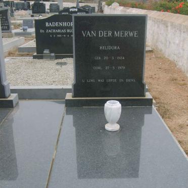 MERWE Heildora, van der 1924-1979
