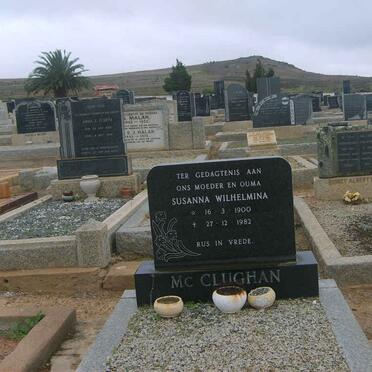 McCLUGHAN Susanna Wilhelmina 1900-1982