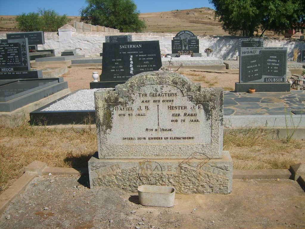 RABE Daniel J.B. &amp; Hester J.E. RABE