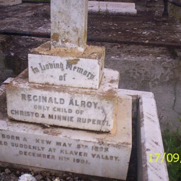 RUPERTI Reginald Alroy 1897-1901