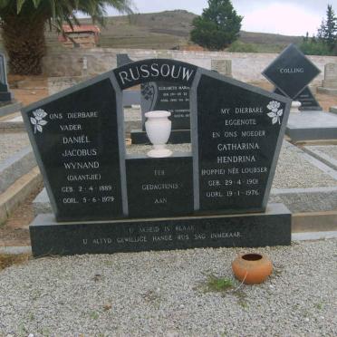 RUSSOUW Daniël Jacobus Wynand 1889-1979 &amp; Catharina Hendrina LOUBSER 1901-1976