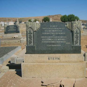 STEYN Gabriel Hendrik 1891-1959 &amp; Anna SLABBER 1895-1948