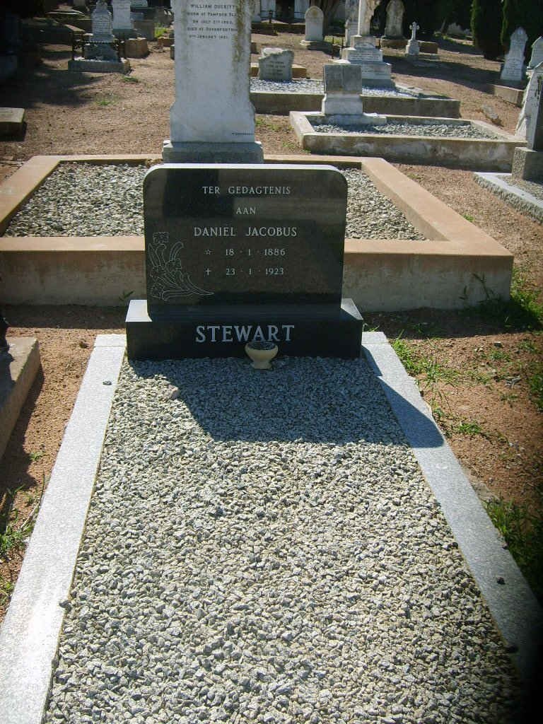 STEWART Daniel Jacobus 1886-1923