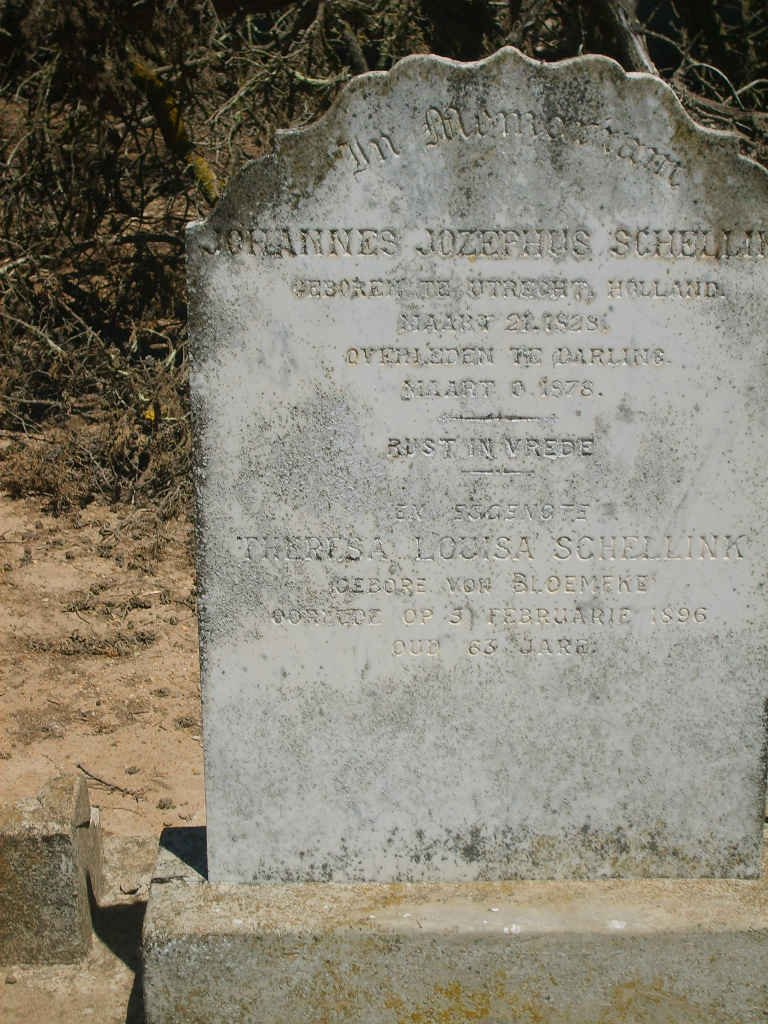 SCHELLINK Johannes Jozephus 1828-1978 &amp; Theresa Louisa VON BLOEMEKE -1896