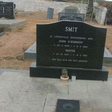 SMIT John O'Kennedy 1906-1983 &amp; Hester 1907-1992
