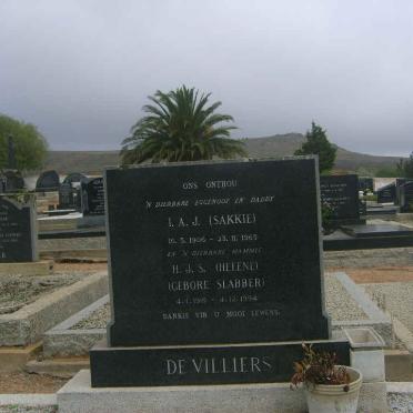 VILLIERS I.A.J. 1906-1965 &amp; H.J.S. SLABBER 1915-1994