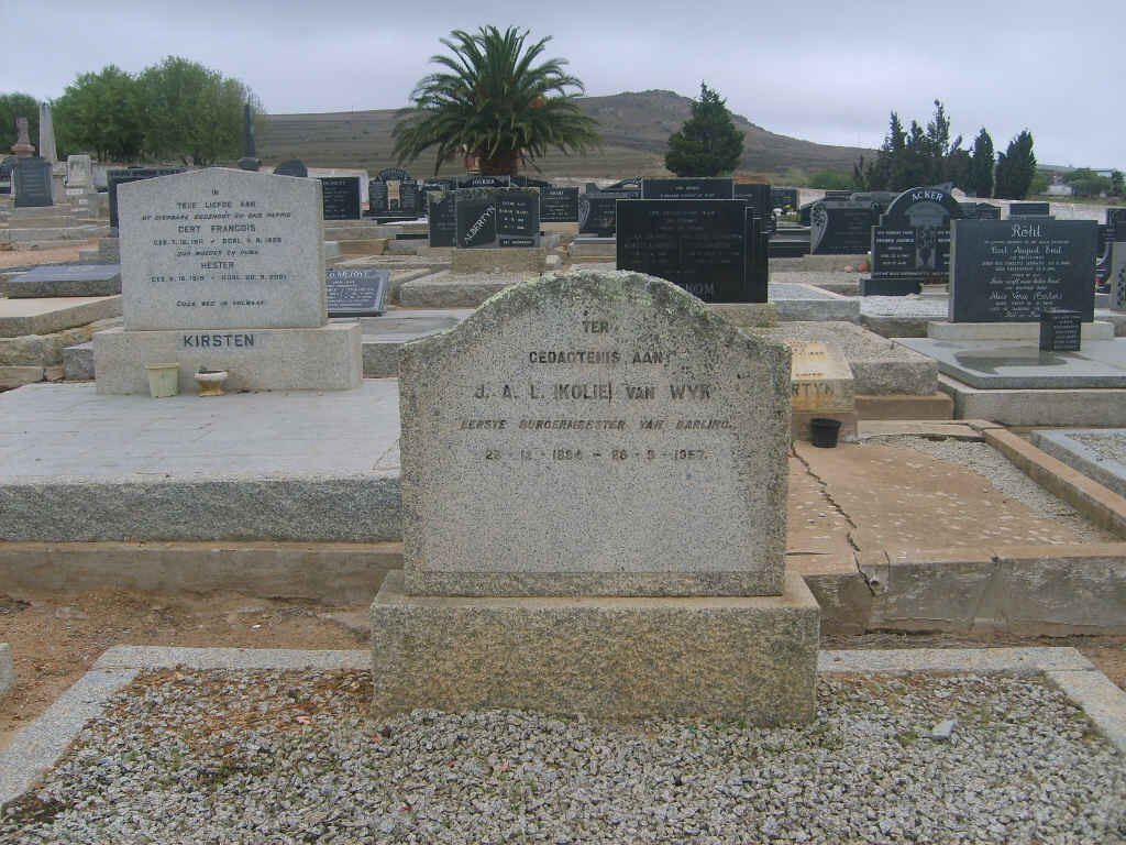 WYK J.A.L., van 1884-1957