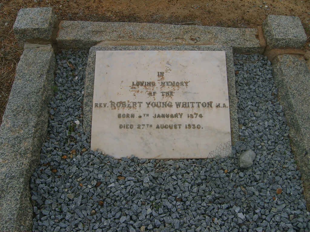 WHITTON Robert Young 1874-1930