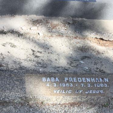 BREDENHANN Baba 1963-1963