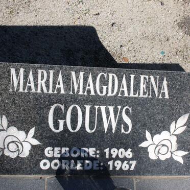 GOUWS Maria Magdalena 1906-1967