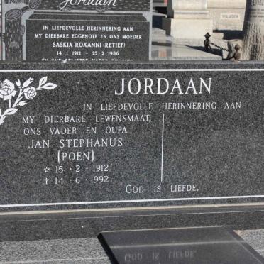 JORDAAN Jan Stephanus 1912-1992