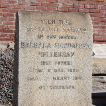 KELLERMAN Barbara Magdalena nee FOURIE 1886-1941