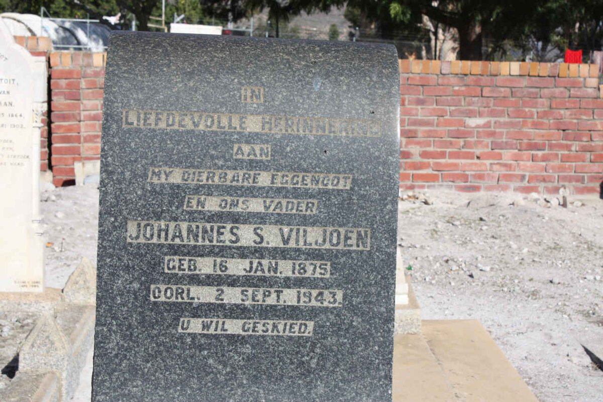 VILJOEN Johannes S. 1875-1943