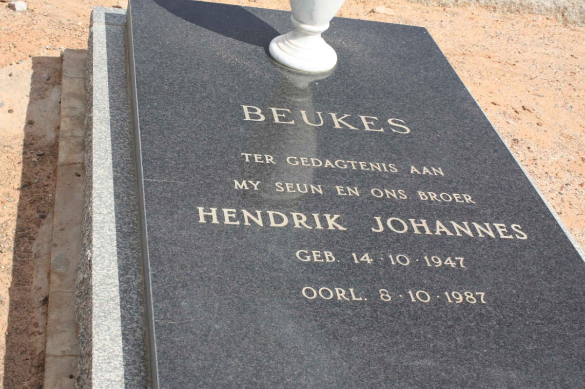 BEUKES Hendrik Johannes 1947-1987