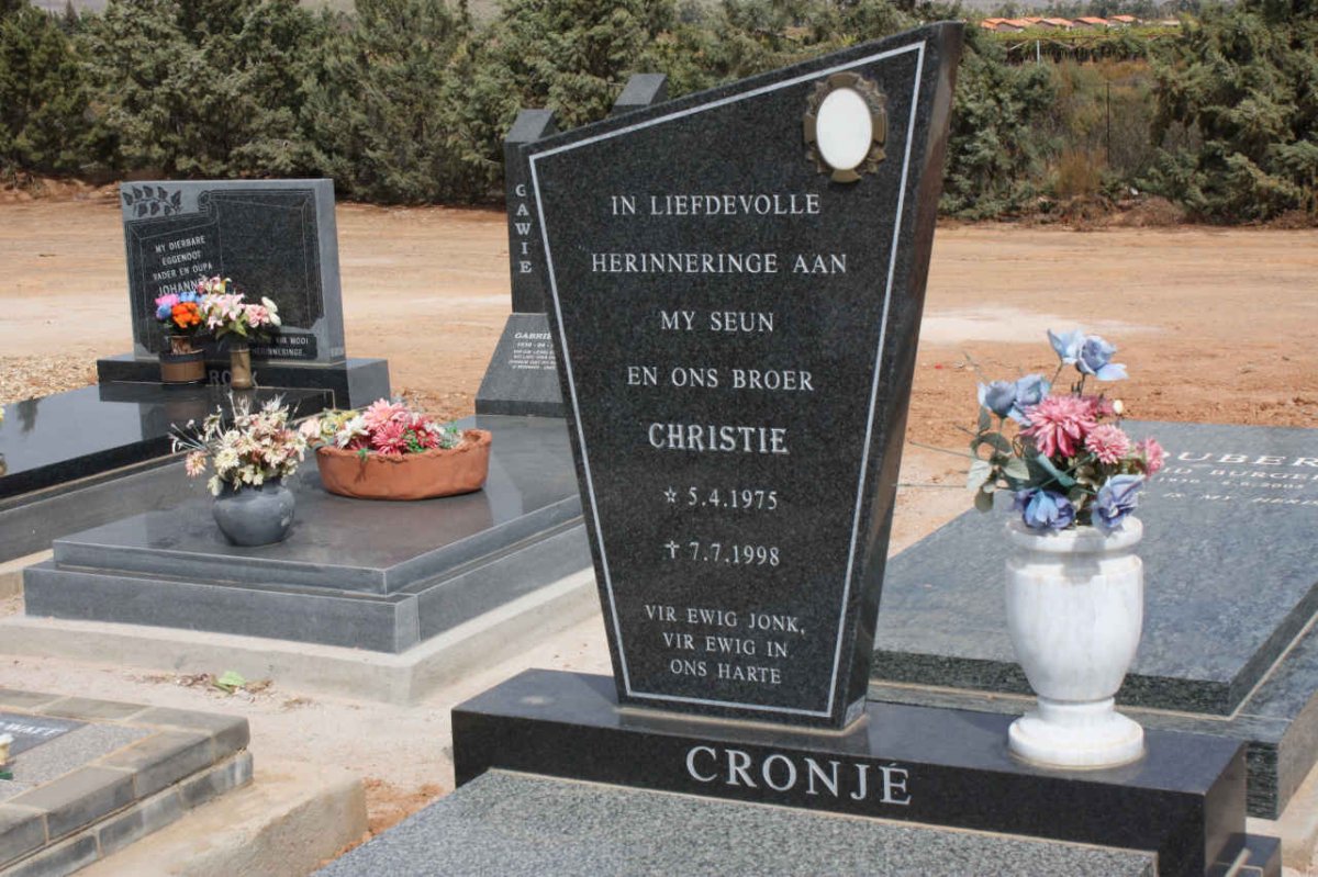 CRONJE Christie 1975-1998