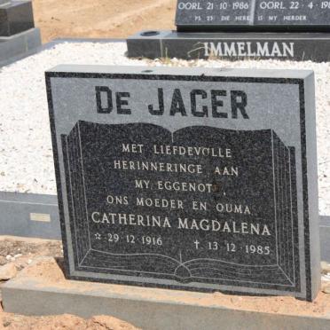 JAGER Catherina Magdalena, de 1916-1985