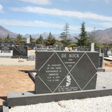 KOCK Stephanus A., de 1930-1980