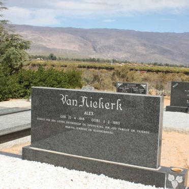 NIEKERK Alex, van 1918-1983