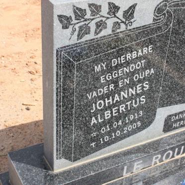 ROUX Johannes Albertus, le 1913-2005