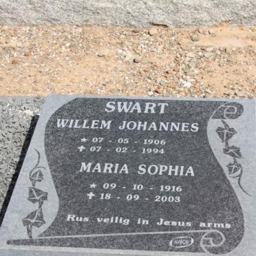 SWART Willem Johannes 1906-1994 &amp; Maria Sophia 1916-2003