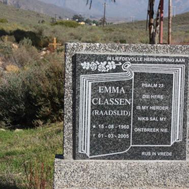 CLASSEN Emma 1960-2005