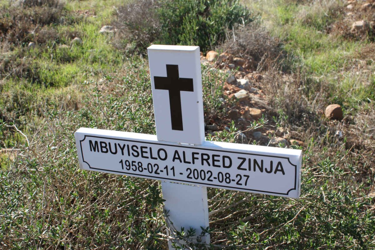 ZINJA Mbuyiselo Alfred 1958-2002