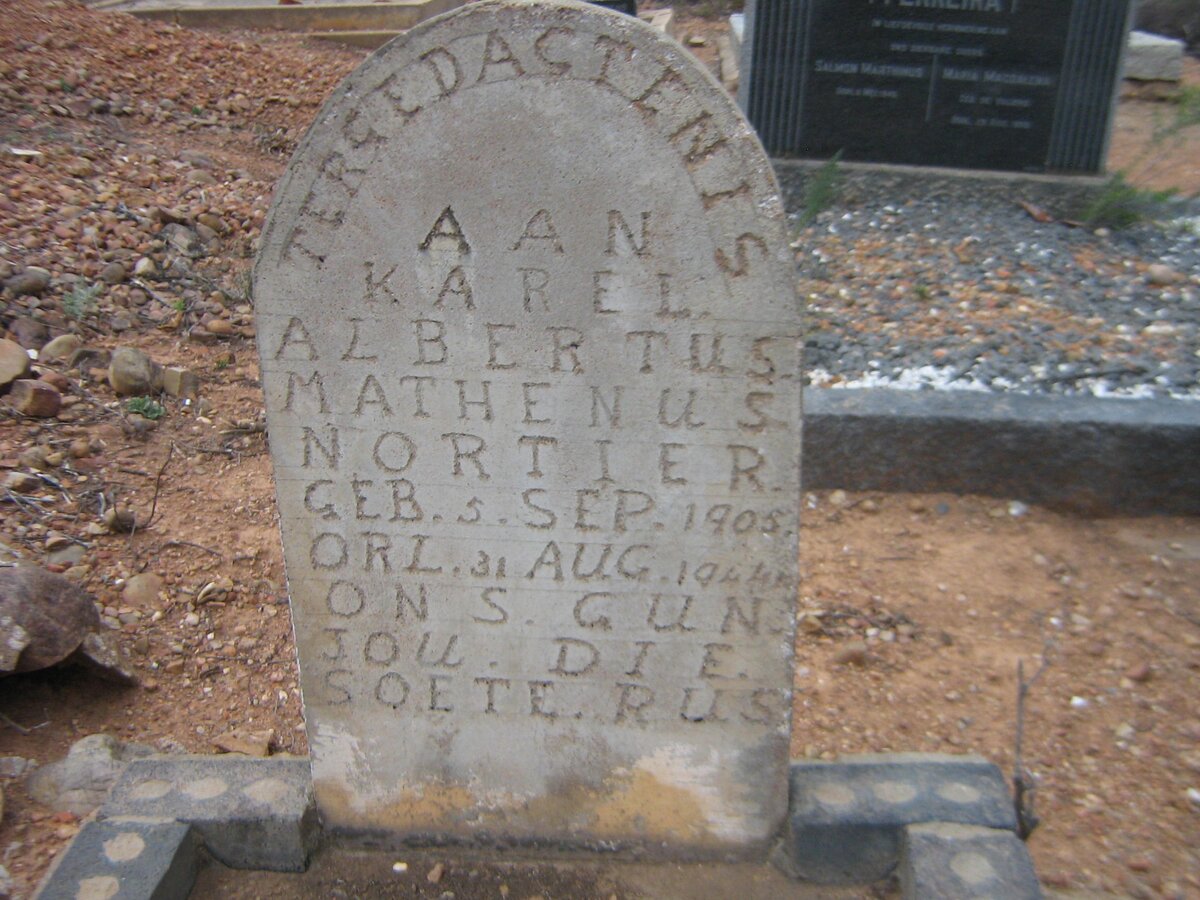 NORTIER Karel Albertus Mathenus 1905-1944