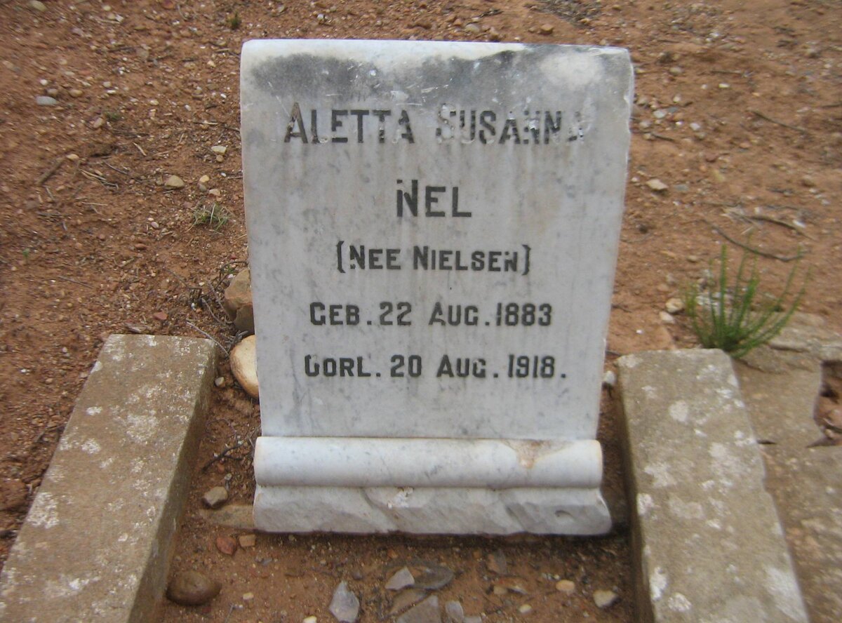NEL Aletta Susanna nee NIELSEN 1883-1918