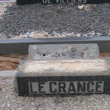 GRANGE Joseph Marthinus, le 1897-1946 &amp; Catharina Elizabeth DE VILLIERS 1909-1946