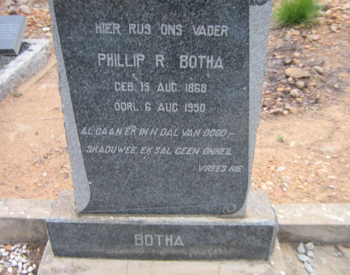 BOTHA Phillip R. 1868-1950
